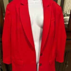 Express Vibrant Red Jacket